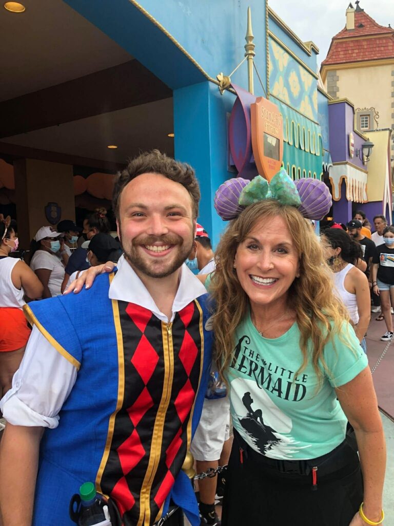 Brian's brother with Jodi Benson in 2021